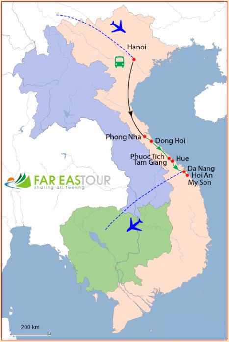 La route du patrimoine UNESCO Centre Vietnam 9 jours