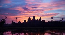 Angkor Wat au coucher du soleil