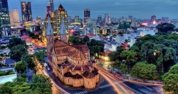 Cathédrale à Saigon
