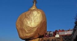 Le rocher d'or à Yangon
