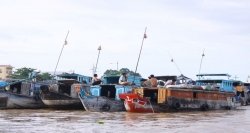 marché flottant de Cai Rang