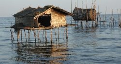 Belvédères sur pilotis à Tonlé Sap