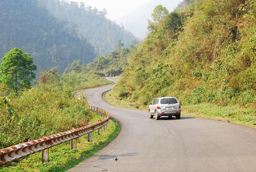 Les cols accidentés dans l’itinéraire vers Mu Cang Chai