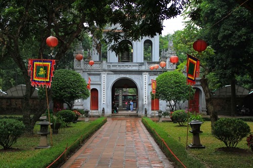 Le temple de la littérature à Hanoi