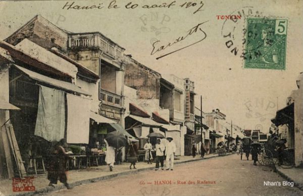 Liste 36 rues et corporations du vieux quartier de Hanoi