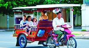 tuk tuk au cambodge