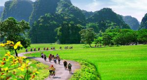 Balade en vélo à Tam Coc