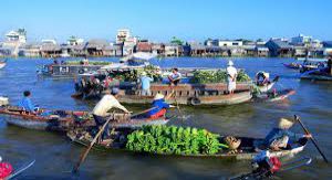Marché flottant Cai Rang - Delta Mekong