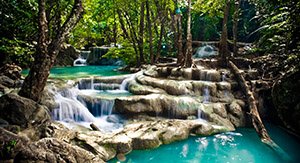 la cascade du Parc National d’Erawan