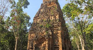 le temple Kompong Thom au cambodge