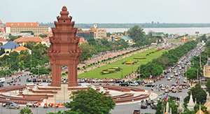 la capitale Phnom Penh du Cambodge