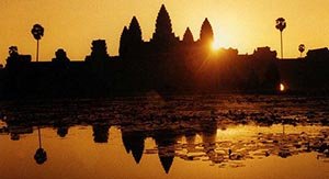 Lever du soleil à Angkor Wat