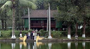 Maison sur pilotis de Ho Chi Minh à Hanoi