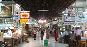 marché de Bogyoke à Yagon