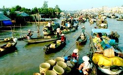 Marché flottant Cai Be