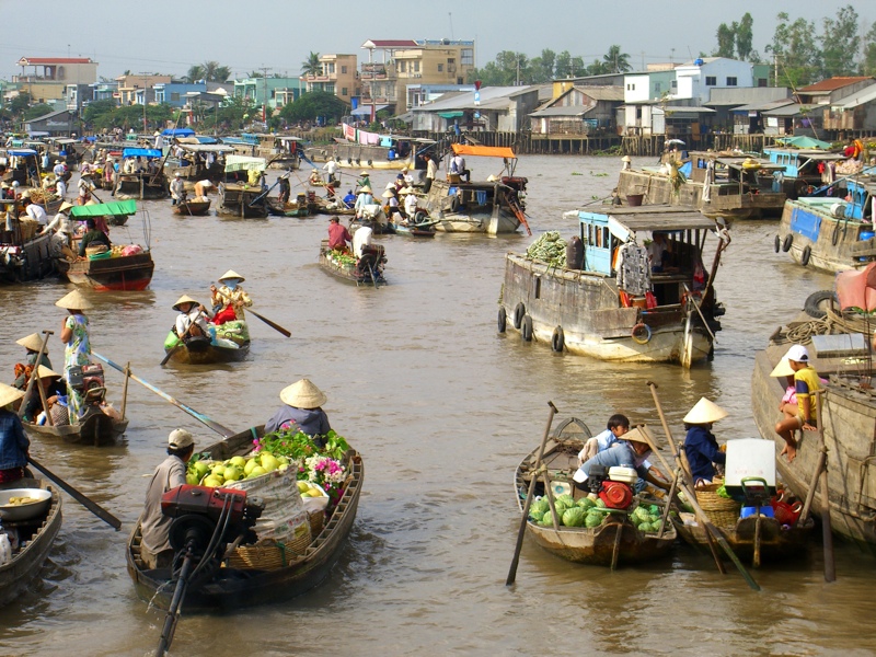 Marché flottant Cai Be