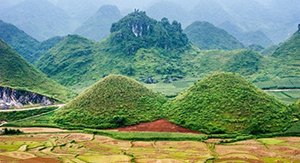 Monts de fée à Quan Ba