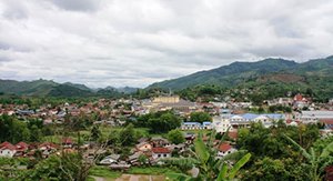 la province d'Oudomxay au nord du laos