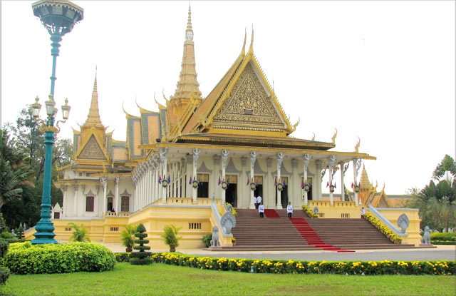 Palais Royal à Phnom Penh au Cambodge