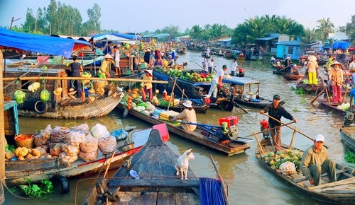 Can Tho - Marché flottant de Cai Rang - Sa Dec - Hochiminh ville