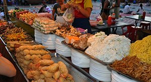 Marché local à Kampong Thom