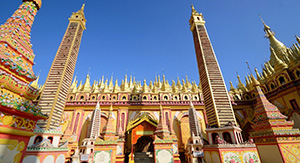 temple de Thanbode en Birmanie