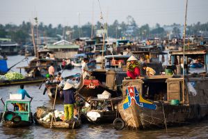 Marché flottant de Cai Rang