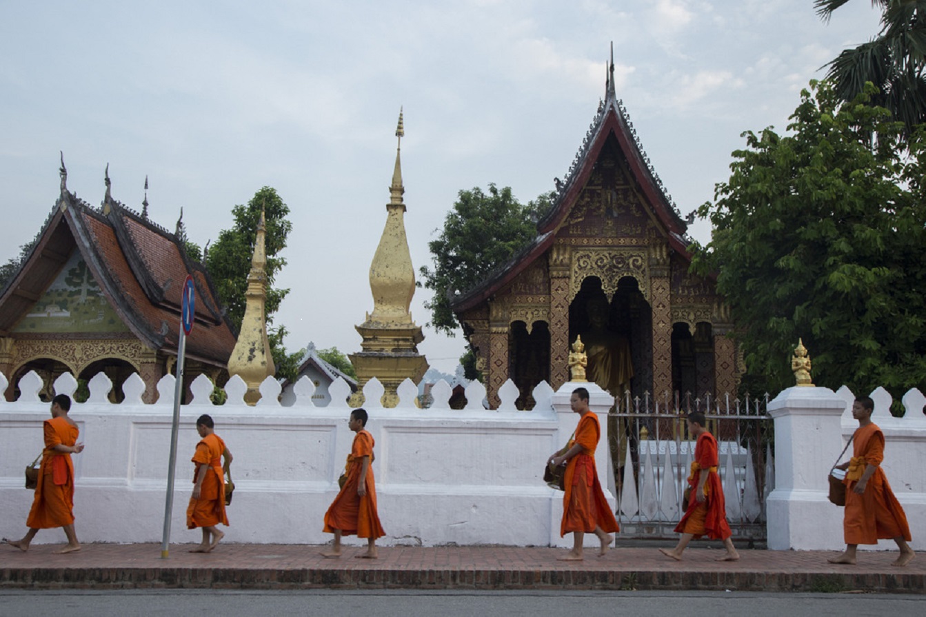 Des moines à Luang Prabang 