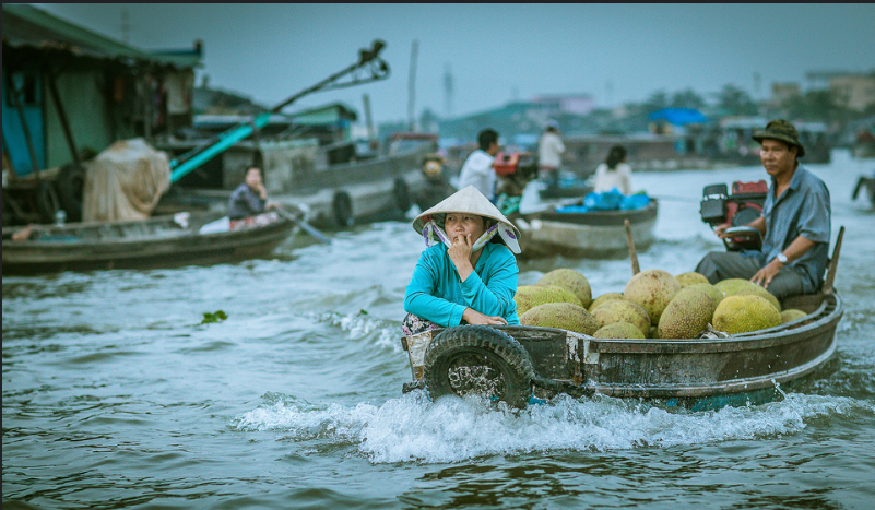 Le marché flottant Cai Rang, Can Tho