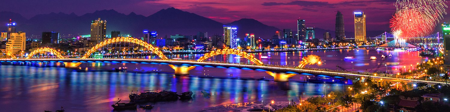 Pont du dragon à Da Nang