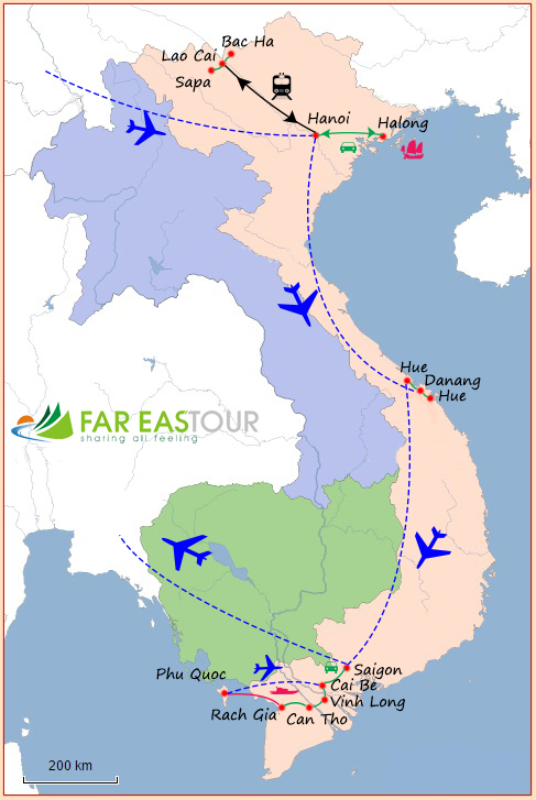 Essentiel du Vietnam & Ile Phu Quoc 15 jours 