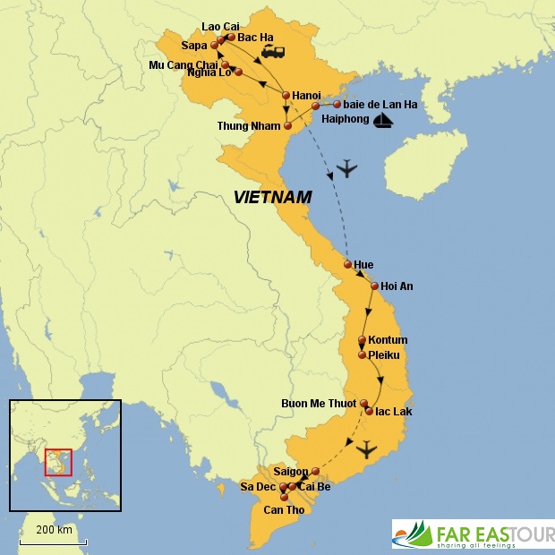 VOYAGE VIETNAM HORS DES SENTIERS BATTUS 3 SEMAINES