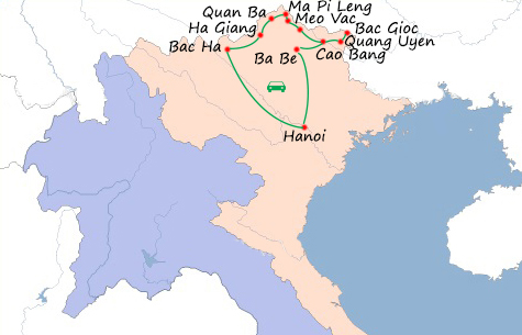 Circuit Nord-Est Vietnam 9 jours montagnes et ethnies 