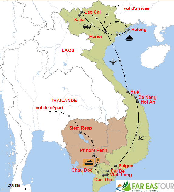 CIRCUIT VIETNAM CAMBODGE 18 JOURS