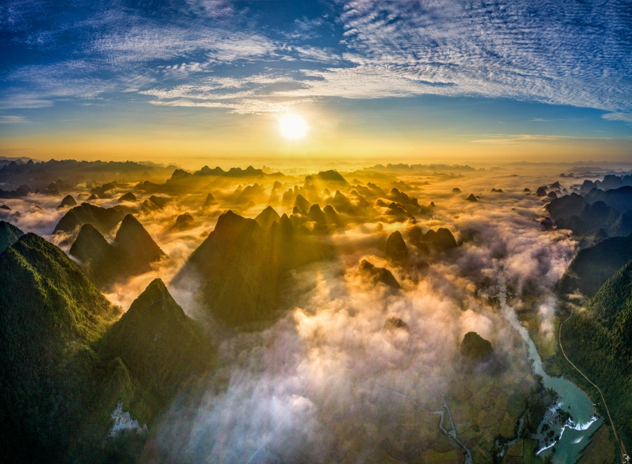 cao bang vietnam - paysages