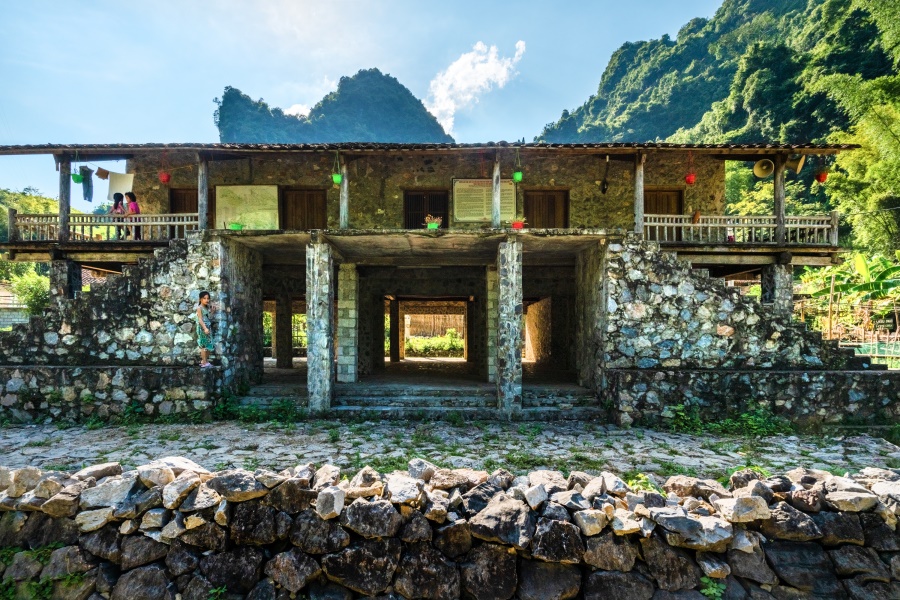 cao bang vietnam - maison ancienne