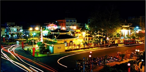Chau Doc dans la nuit