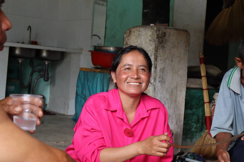 une femme bahnar à kon klor