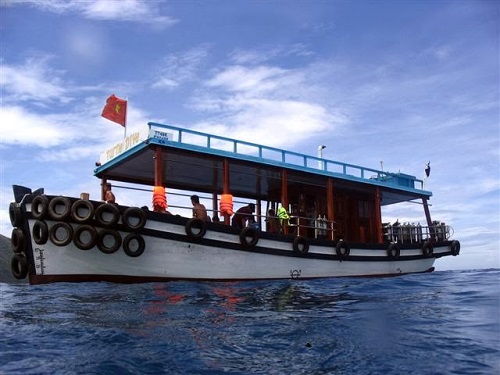 Le bateau à Nha Trang