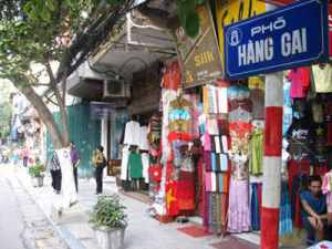 La rue Hang gai