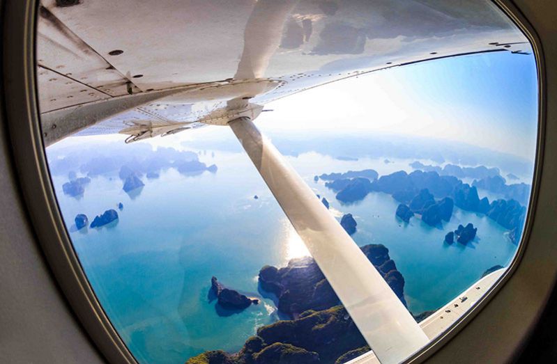hydravion halong vue panoramique