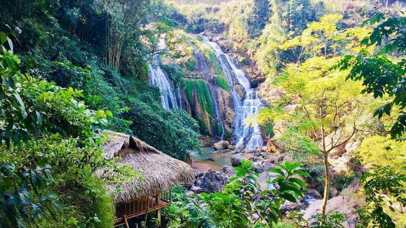 mai chau cascade go lao