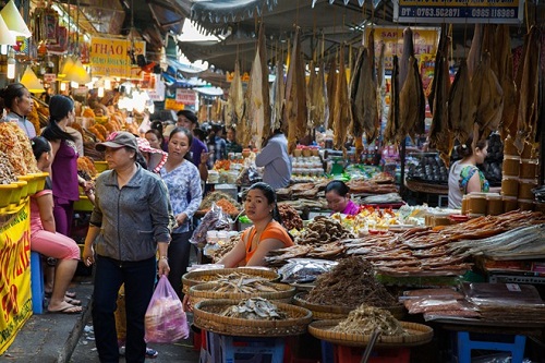 le marché Chau Doc