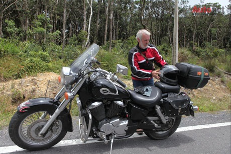 La moto à Da Lat