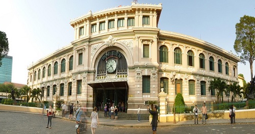 La poste centrale à Sai Gon
