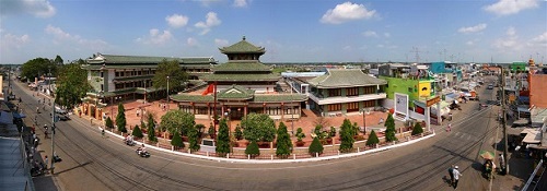  Le temple Ba Chua Xu à Chau Doc