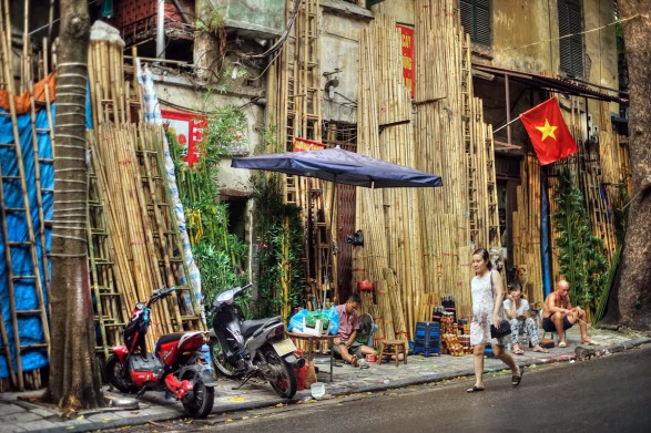 vieux quartier de hanoi - hang tre aujourd'hui